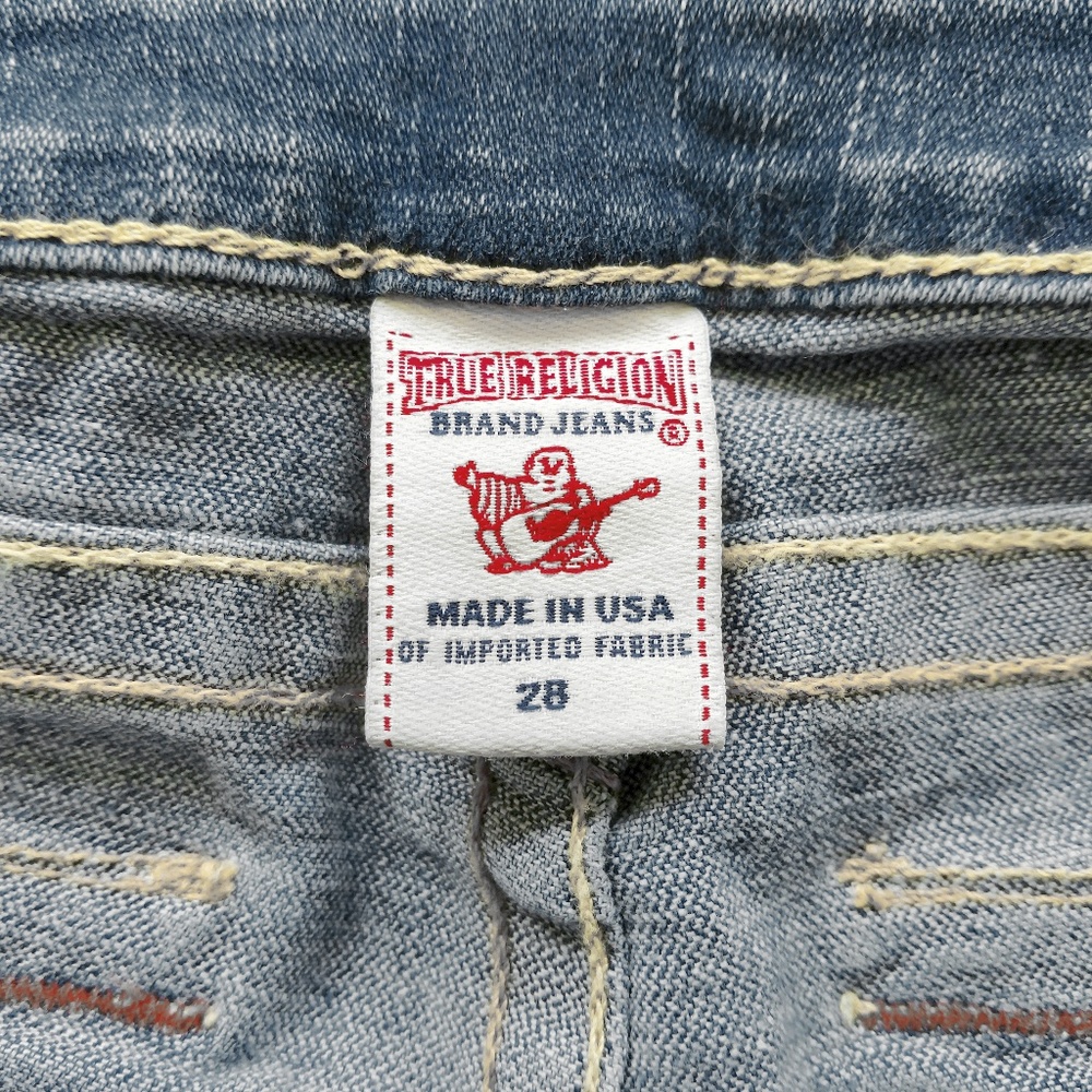 TRUE RELIGION Joey Twisted Seam Flare Jeans 28 - Picture 7 of 7